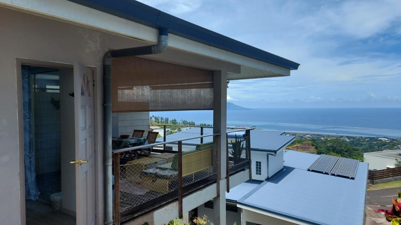 Studio Vaimiti Pour 2 Personnes Vue Mer Et Moorea Faaa Exterior foto