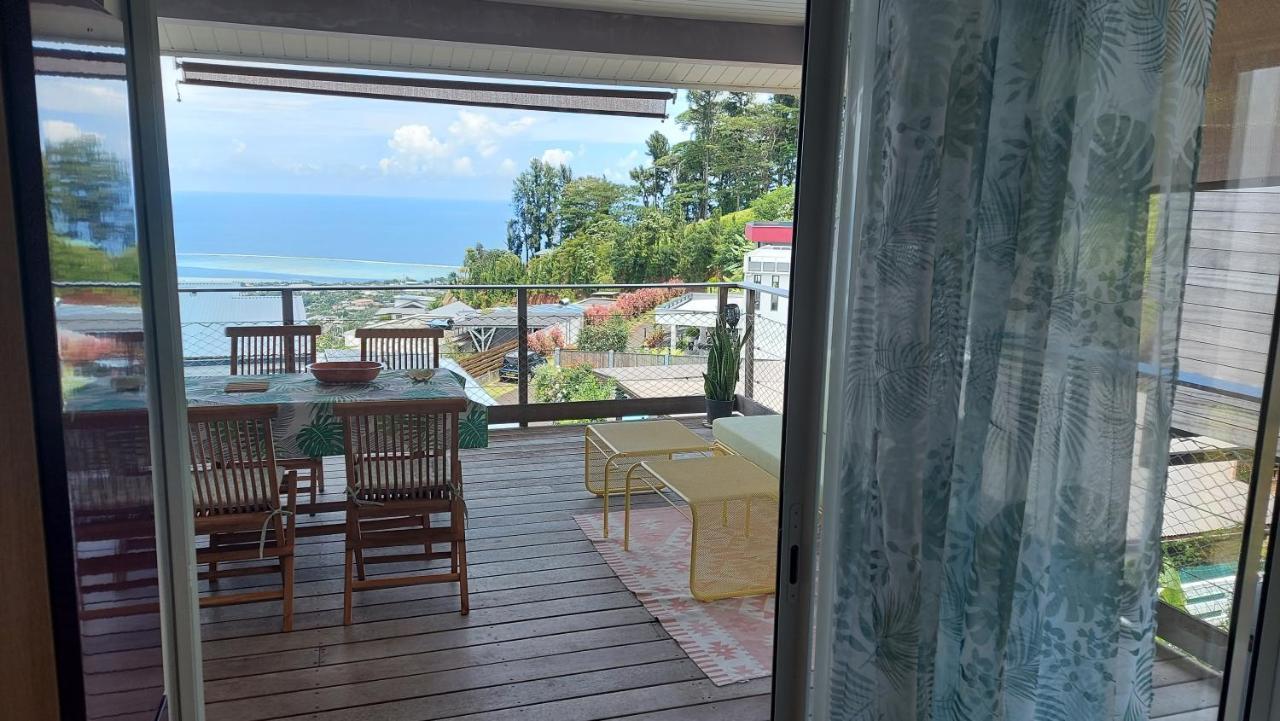 Studio Vaimiti Pour 2 Personnes Vue Mer Et Moorea Faaa Exterior foto